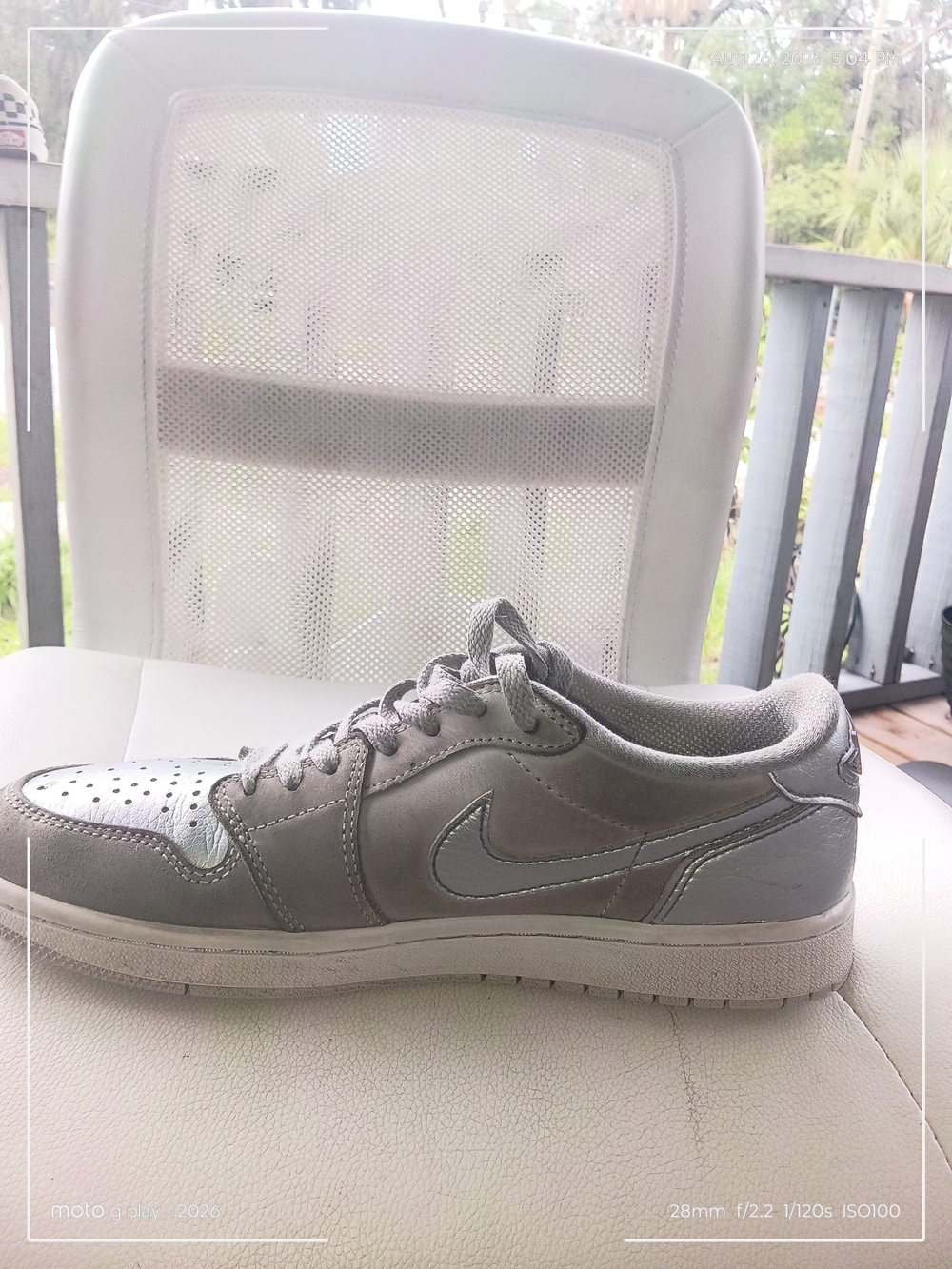 Jordan Men’s Low-Top Athletic Sneaker — Gray